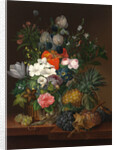 Still Life with a Lizard and Flowers, 1826 by Anonymous
