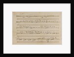 The autograph manuscript: Opera Otello, 1887 by Anonymous