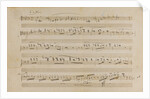 The autograph manuscript: Opera Otello, 1887 by Anonymous