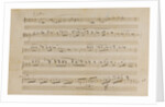 The autograph manuscript: Opera Otello, 1887 by Anonymous