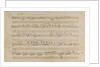 The autograph manuscript: Opera Otello, 1887 by Anonymous