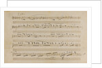 The autograph manuscript: Opera Otello, 1887 by Anonymous