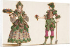 Gardeners. Costume design for Carnival celebrations of the Vienna court, c. 1680 by Anonymous