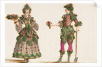 Gardeners. Costume design for Carnival celebrations of the Vienna court, c. 1680 by Anonymous