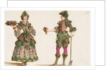 Gardeners. Costume design for Carnival celebrations of the Vienna court, c. 1680 by Anonymous