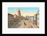 The Mirabell Square in Salzburg (Detail), ca 1810-1815 by Anonymous