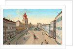 The Mirabell Square in Salzburg (Detail), ca 1810-1815 by Anonymous