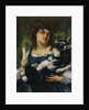 The Village Girl with a Goatling (La villageoise au chevreau), 1860 by Anonymous