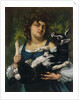 The Village Girl with a Goatling (La villageoise au chevreau), 1860 by Anonymous