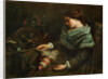 The Sleeping Spinner (La fileuse endormie), 1853 by Anonymous