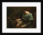 The Sleeping Spinner (La fileuse endormie), 1853 by Anonymous