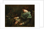 The Sleeping Spinner (La fileuse endormie), 1853 by Anonymous