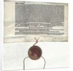 Letter of indulgence offered by Albert, archbishop of Mainz, on the authority of Pope Leo X, 1517 by Anonymous