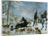 The kill of deer (LHallali au cerf), ca 1867 by Anonymous