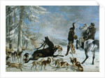 The kill of deer (LHallali au cerf), ca 1867 by Anonymous