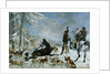 The kill of deer (LHallali au cerf), ca 1867 by Anonymous