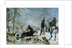 The kill of deer (LHallali au cerf), ca 1867 by Anonymous