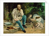 Pierre-Joseph Proudhon and his children, 1865 by Anonymous