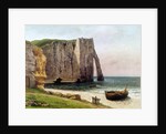 The Cliff at Etrétat, 1869 by Anonymous