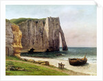 The Cliff at Etrétat, 1869 by Anonymous