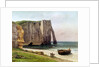 The Cliff at Etrétat, 1869 by Anonymous