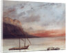 Sunset over Lake Leman, 1874 by Anonymous