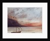 Sunset over Lake Leman, 1874 by Anonymous