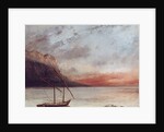 Sunset over Lake Leman, 1874 by Anonymous