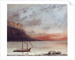 Sunset over Lake Leman, 1874 by Anonymous