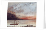 Sunset over Lake Leman, 1874 by Anonymous