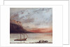 Sunset over Lake Leman, 1874 by Anonymous