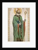 Saint Rupert of Salzburg. Cardboard for the windows of the Chapel of St. Ferdinand, 1842 by Anonymous