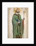 Saint Rupert of Salzburg. Cardboard for the windows of the Chapel of St. Ferdinand, 1842 by Anonymous