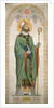 Saint Rupert of Salzburg. Cardboard for the windows of the Chapel of St. Ferdinand, 1842 by Anonymous