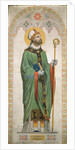 Saint Rupert of Salzburg. Cardboard for the windows of the Chapel of St. Ferdinand, 1842 by Anonymous