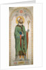 Saint Rupert of Salzburg. Cardboard for the windows of the Chapel of St. Ferdinand, 1842 by Anonymous