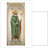 Saint Rupert of Salzburg. Cardboard for the windows of the Chapel of St. Ferdinand, 1842 by Anonymous