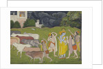 Krishna and the Call of the Flute, c. 1790 by Anonymous