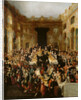 Court Banquet to celebrate the Engagement of Archduchess Marie Christine to Prince Albert of Saxony, by Anonymous