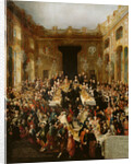 Court Banquet to celebrate the Engagement of Archduchess Marie Christine to Prince Albert of Saxony, by Anonymous