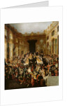 Court Banquet to celebrate the Engagement of Archduchess Marie Christine to Prince Albert of Saxony, by Anonymous