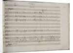 The autograph manuscript: Le nozze di Figaro, Opera buffa in four acts, 1785 by Anonymous