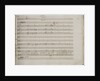 The autograph manuscript: Le nozze di Figaro, Opera buffa in four acts, 1785 by Anonymous