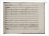 The autograph manuscript: Le nozze di Figaro, Opera buffa in four acts, 1785 by Anonymous