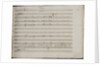 The autograph manuscript: Le nozze di Figaro, Opera buffa in four acts, 1785 by Anonymous