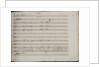 The autograph manuscript: Le nozze di Figaro, Opera buffa in four acts, 1785 by Anonymous
