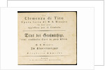 La clemenza di Tito. The first edition of the vocal score, 1795 by Anonymous
