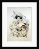 Portrait of Countess Elizaveta Nikolaevna Chernyshova, née Zotova, with daughters, c. 18 by Anonymous