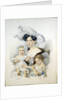 Portrait of Countess Elizaveta Nikolaevna Chernyshova, née Zotova, with daughters, c. 18 by Anonymous