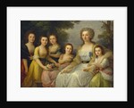 Portrait of Countess Anna Stepanovna Protasova with her Nices, 1788 by Anonymous